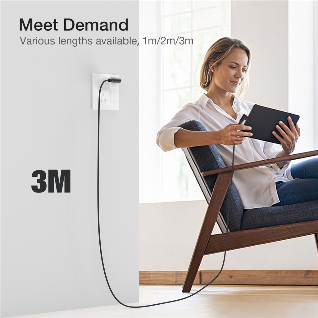 Dây Cáp Sạc Nhanh Đầu USB Góc 90 Độ Dài 1m 2m 3m Cho iPhone 11 12 13 14 Pro Max 5 6 7 8 Plus SE X XR XS