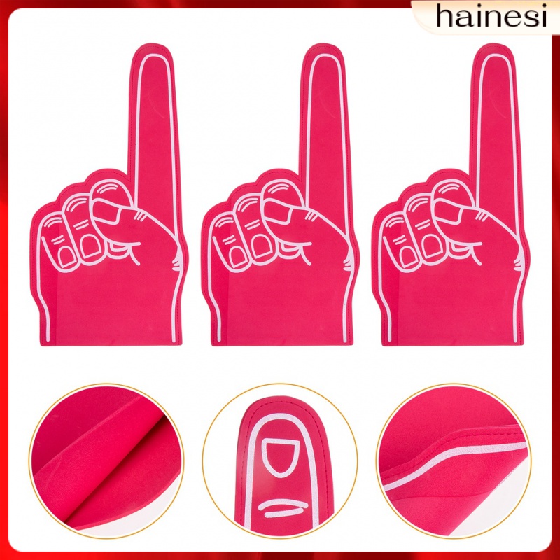 Set 3 Đệm Xốp Cao Bồi Bơm Hơi Đeo Ngón Tay Giảm Tiếng Ồn Dùng Trong Các Bữa Tiệc