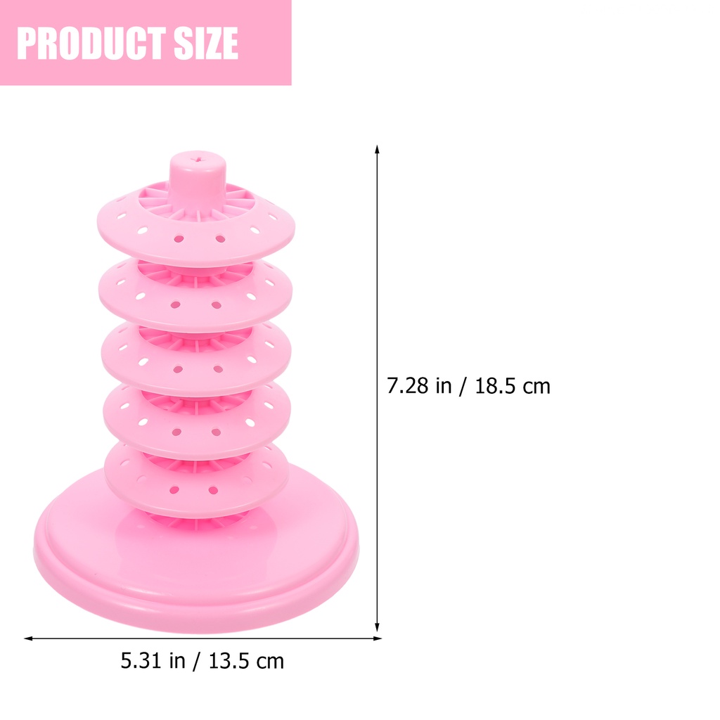 Set 2 Giá Đỡ Kẹo Mút / Món Tráng Miệng Bằng Acrylic Trang Trí Tiệc Cưới