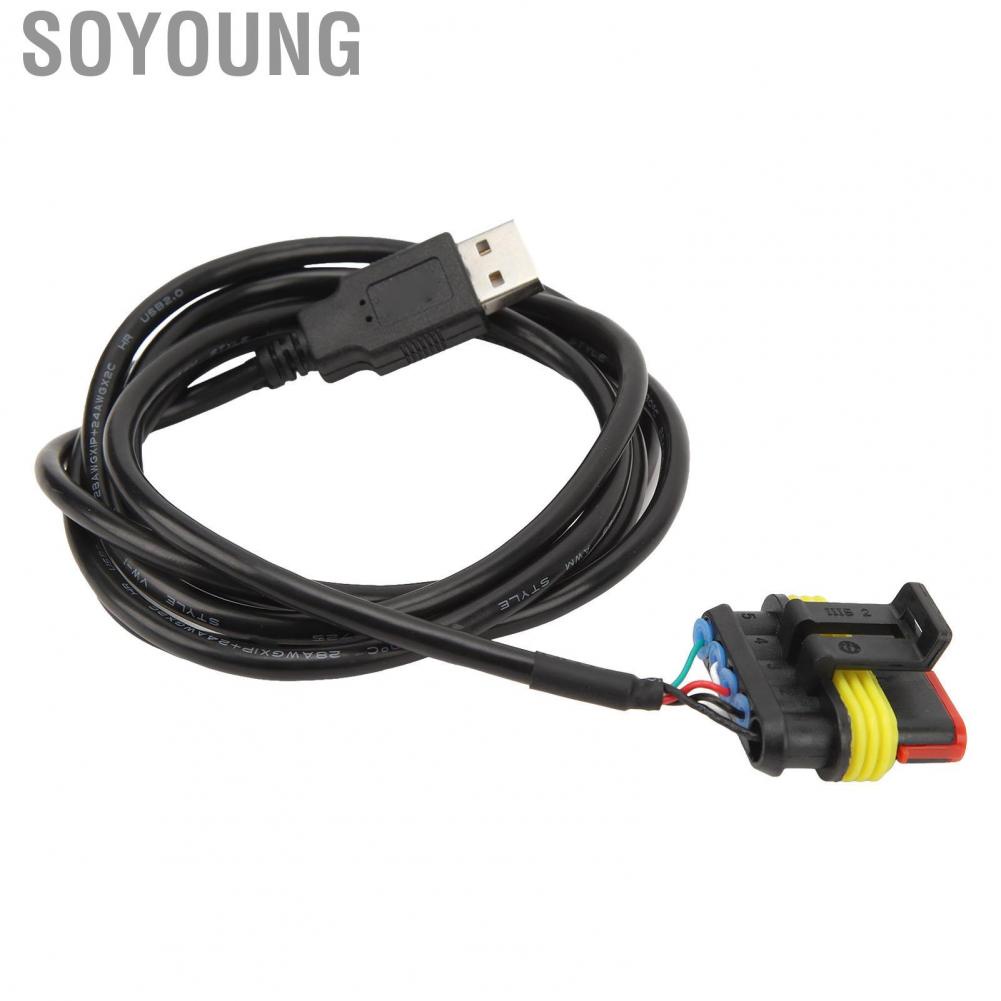 Soyoung Diagnostic Cable  Flexible USB Line 12V High Accuracy Abrasion Resistant for Electric Vehicles