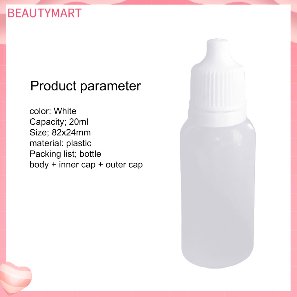 Chai Nhựa Rỗng 20ml Mini Dùng Đựng Mỹ Phẩm Tiện Dụng