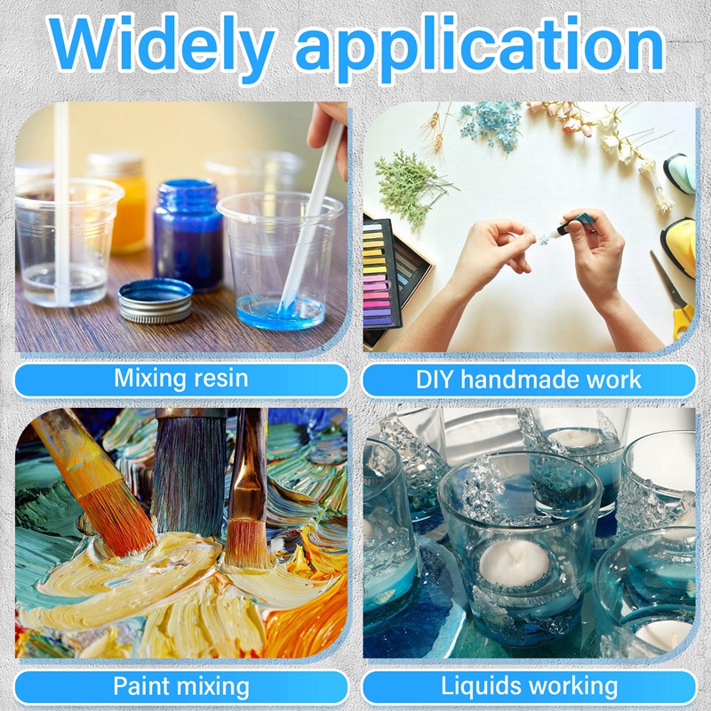 Cốc Đo Lường Silicone 250 &amp; 100Ml Làm Đồ Trang Sức