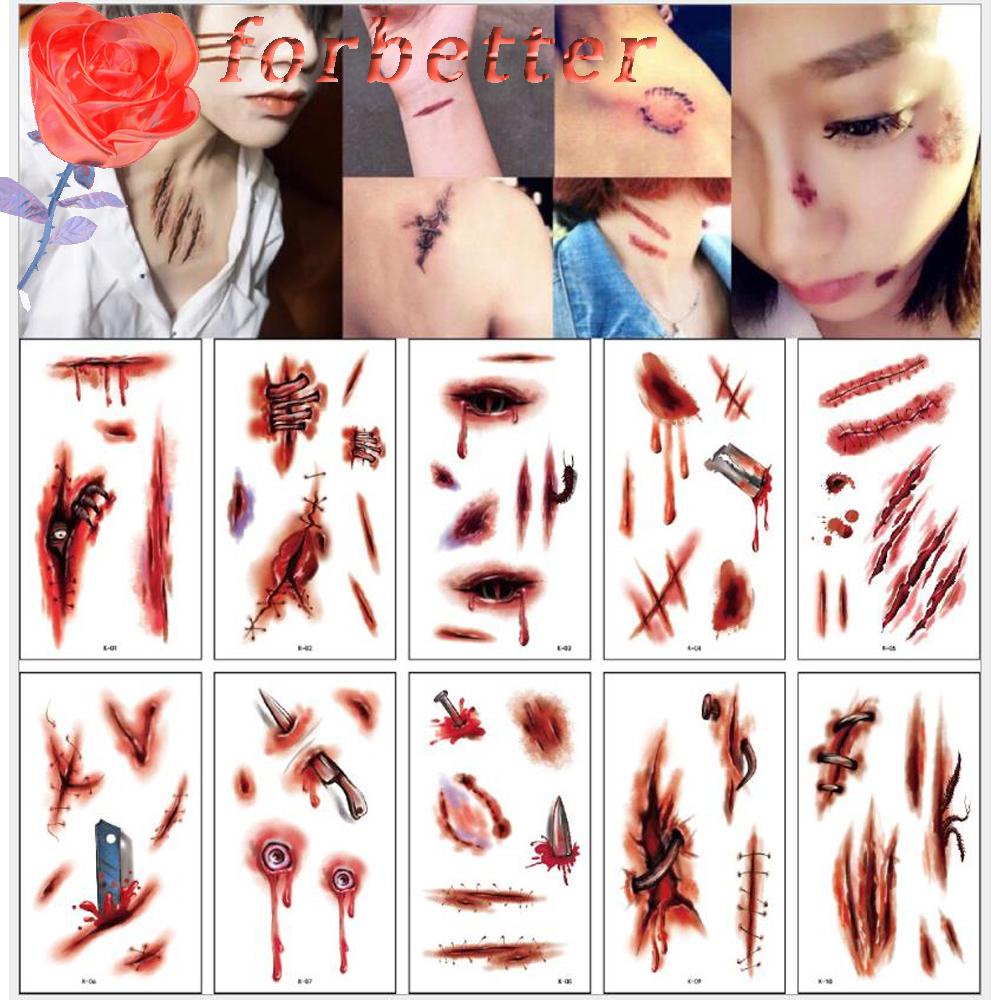 Hình Xăm Dán Tạm Thời Họa Tiết Nhện Phong Cách Halloween Chống Nước