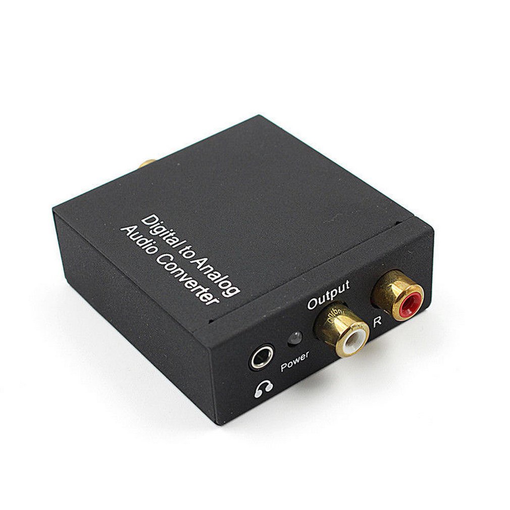 3.5Mm Digital Coaxial Toslink Optical Toog L/R Rca Audio Converter Adapt + Fiber Cable [Q/12]
