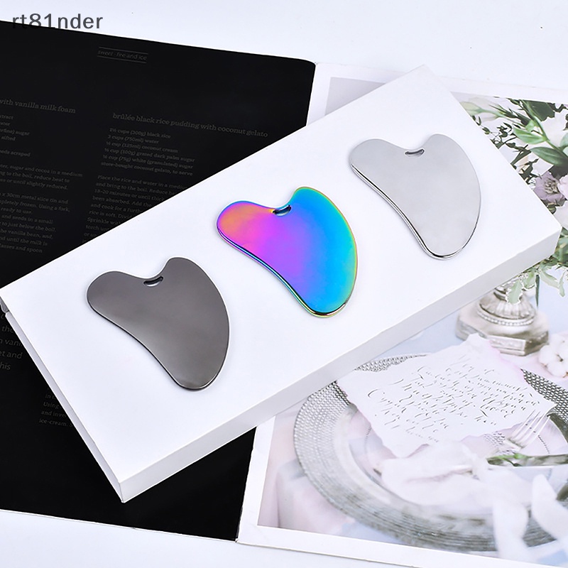 1 Dụng Cụ Mát Xa Gua Sha Bằng Kim Loại Chất Lượng Cao