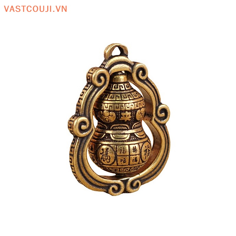 Đồ trang trí Chuông Bầu Dục Bằng Đồng Thau Trơn Cổ Điển Trang Trí Bàn Làm Việc