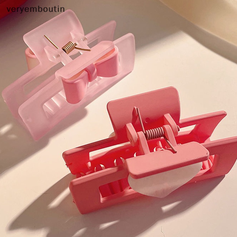 Kẹp Tóc Hình Trái Tim / Cá Mập Cỡ Lớn Dễ Thương Thời Trang Cho Nữ