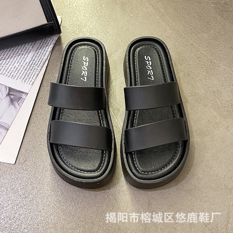 Dép Sandal Đế Dày Mềm Mại Thời Trang Dành Cho Nữ