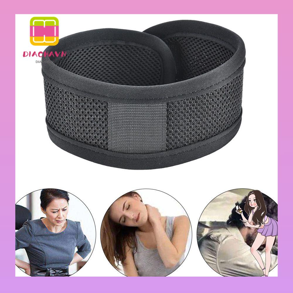 Đai Đeo Cổ Màu Đen Thoáng Khí Hỗ Trợ Điều Chỉnh Tư Thế Cổ