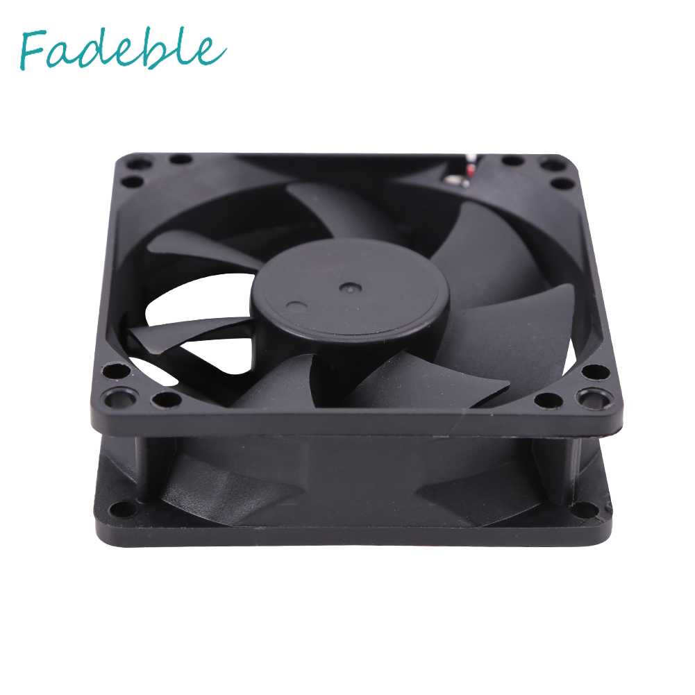 Quạt Tản Nhiệt 2 Dây DC 12V 2-Pin 8025 Dành Cho Máy Tính Để Bàn