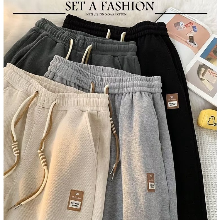 Quần Dài Thể Thao Ống Đứng Phong Cách Đường Phố Mỹ Thời Trang Mùa Hè Cho Nam