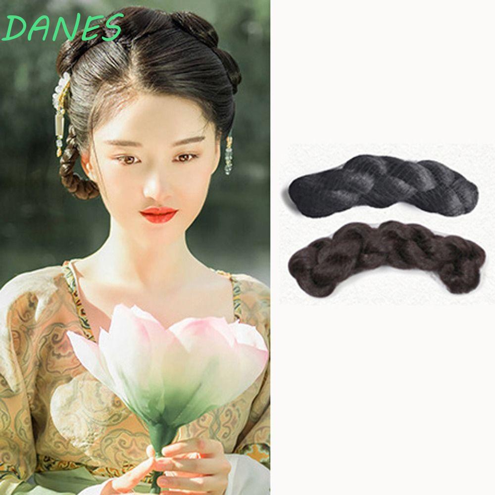 Tóc Giả Mềm Mại Kiểu Hán Phục Cổ Điển Chất Lượng Cao Dùng Chụp Ảnh Cho Nữ