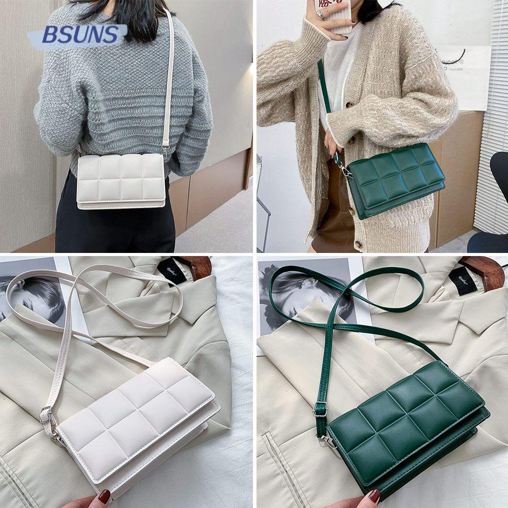 Túi Xách Đeo Chéo Họa Tiết Kẻ Sọc Đơn Giản