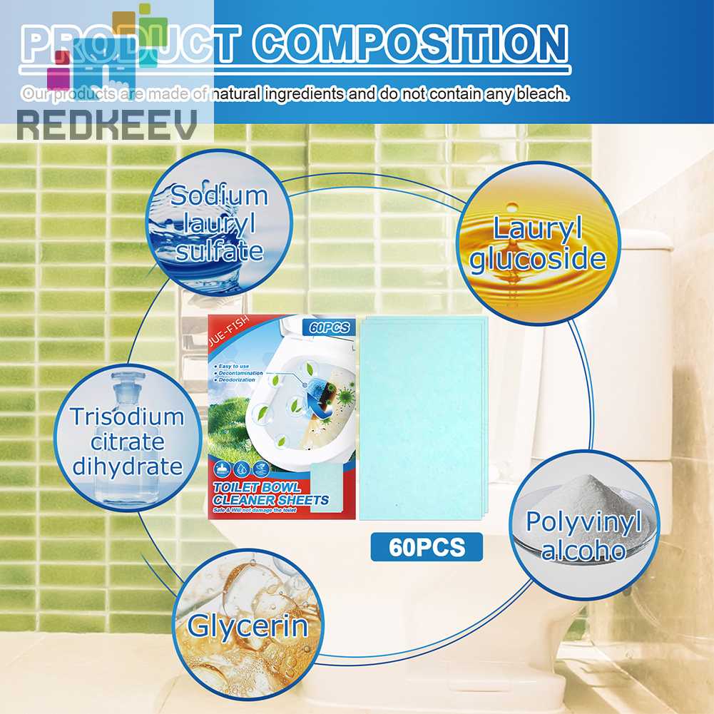 Set 60 Viên Vệ Sinh Bồn Cầu Chuyên Dụng