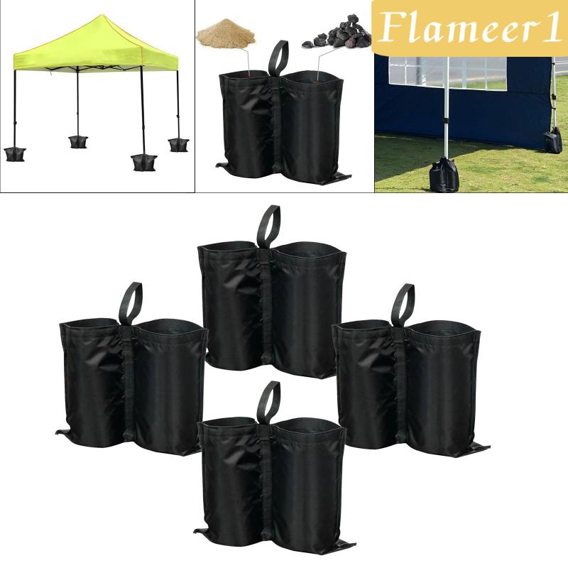 1 [Flameer] 4 Túi Đựng Dù Che Nắng Ngoài Trời Trọng Lượng Cát Cho Sân Vườn