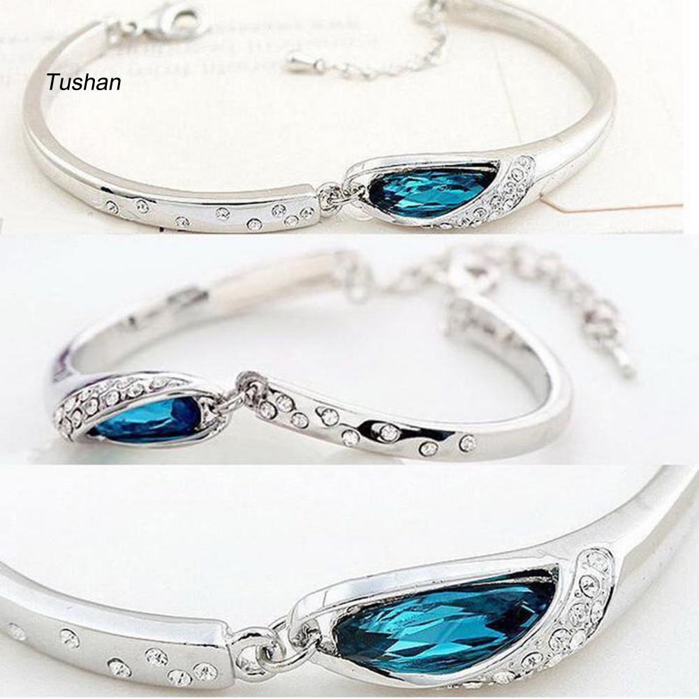 Vòng Tay Mạ Bạc Hình Chim Công Thời Trang