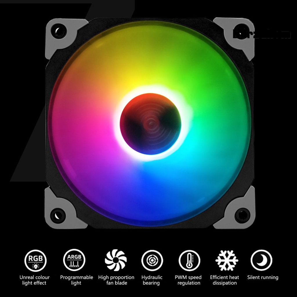 Quạt Tản Nhiệt 12cm 4Pin ARGB Dành Cho Máy Tính Để Bàn