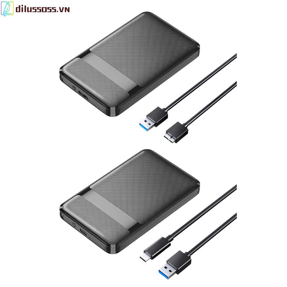 Hộp Đựng Ổ Cứng SSD 2.5 Inch 5 / 6Gbps SATA Sang USB3.0 / Type-C HDD
