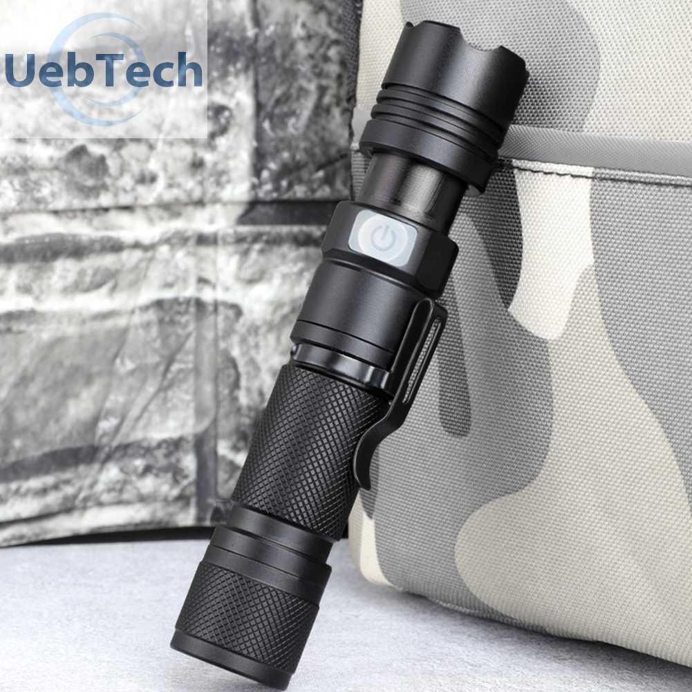 Đèn Pin LED XHP50 800LM 5 Chế Độ 1200mAh Sạc USB Tiện Dụng