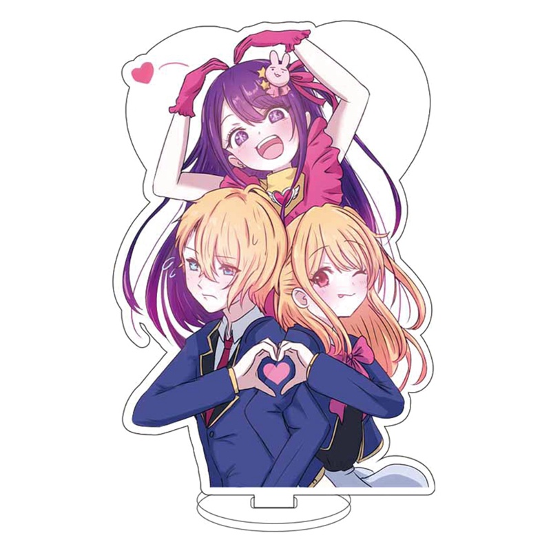 Mô Hình Oshi No Ko Đứng Bằng Acrylic Để Bàn Trang Trí