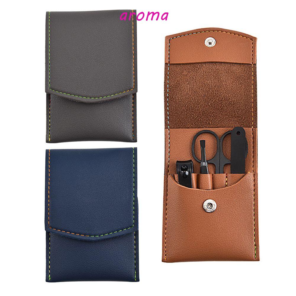 Bộ Kềm Cắt Móng Tay Bằng Da PU Chuyên Dụng Cho Gia Đình