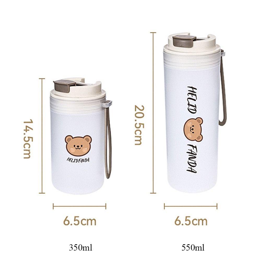 KUNHEV Bình Nước Trong Suốt Dung Tích 350ml / 500ml Tiện Dụng