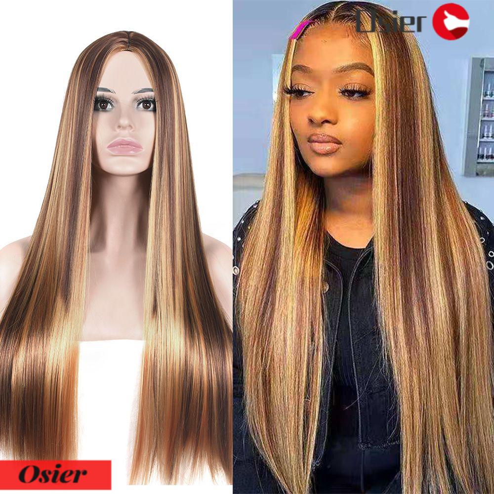 Bộ Tóc Giả Dài Thẳng Dày Thời Trang Cho Nữ 1