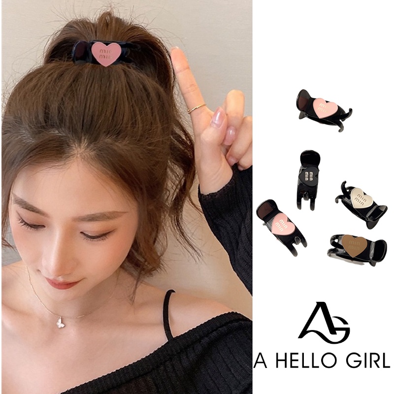 Kẹp Tóc Hình Trái Tim / Chữ Love Phong Cách Ngọt Ngào Mới 2023 Cho Nữ