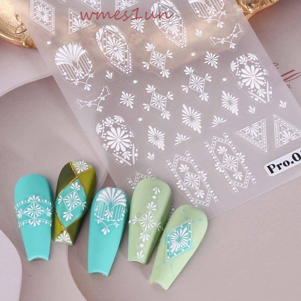 Miếng Dán Trang Trí Móng Tay Phong Cách Bohemian Thời Trang Hiệu WMES15H
