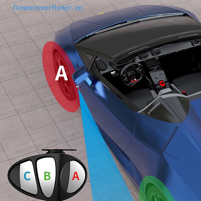 Gương Chiếu Hậu 3 Trong 1 Xoay 360 Độ Nhìn Điểm Mù Tiện Dụng Cho Xe Hơi