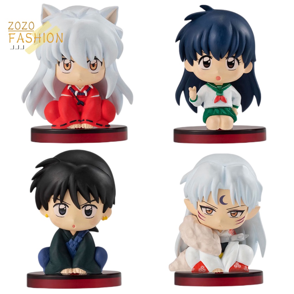 Set 4 Mô Hình Nhân Vật Phim Hoạt Hình Inuyasha