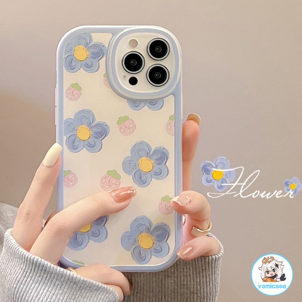 Ốp Điện Thoại TPU Chống Mồ Hôi Họa Tiết Tranh Sơn Dầu Cho Iphone 11 12 13 14 Pro Max 7Plus 8Plus XR XS