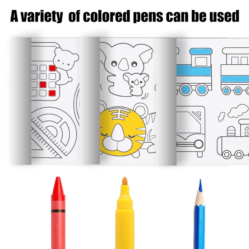 Cuộn Giấy Tự Tô Màu Kích Thước 30 * 300cm Cho Bé