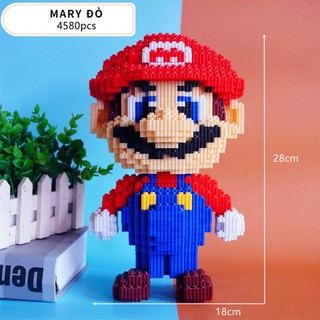 Đồ chơi lắp ráp Mario siêu dễ thương 28-35cm