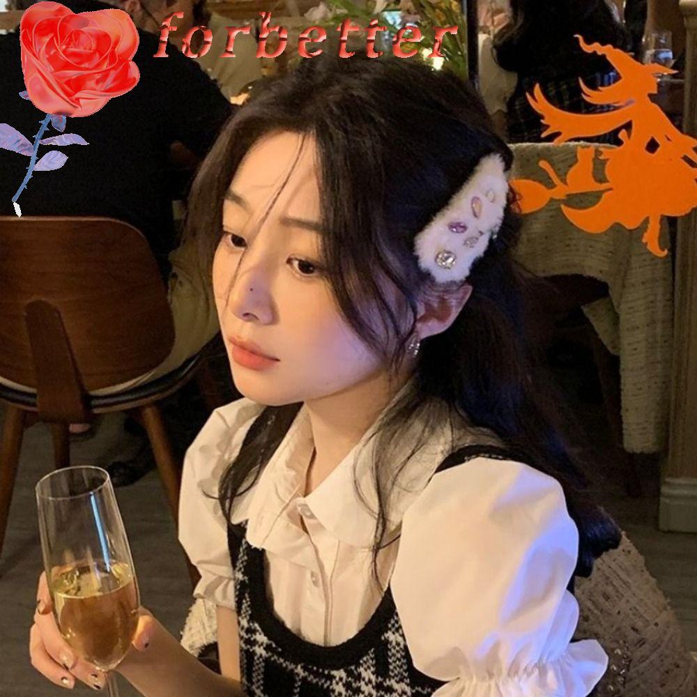 Kẹp Tóc BB Hình Hoa Hồng Phong Cách Retro Sang Trọng Cho Nữ