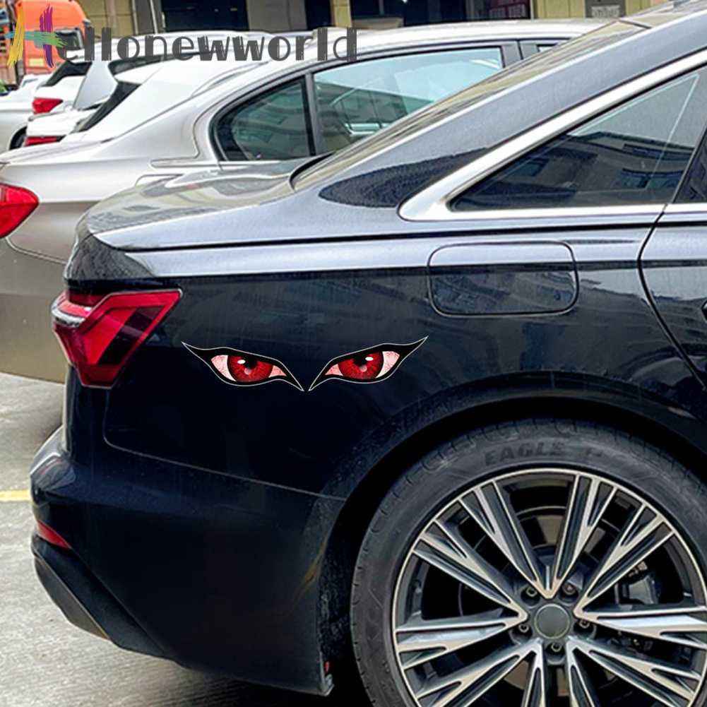 Set 2 Miếng Dán Trang Trí Xe Hơi Hình Đôi Mắt Độc Đáo