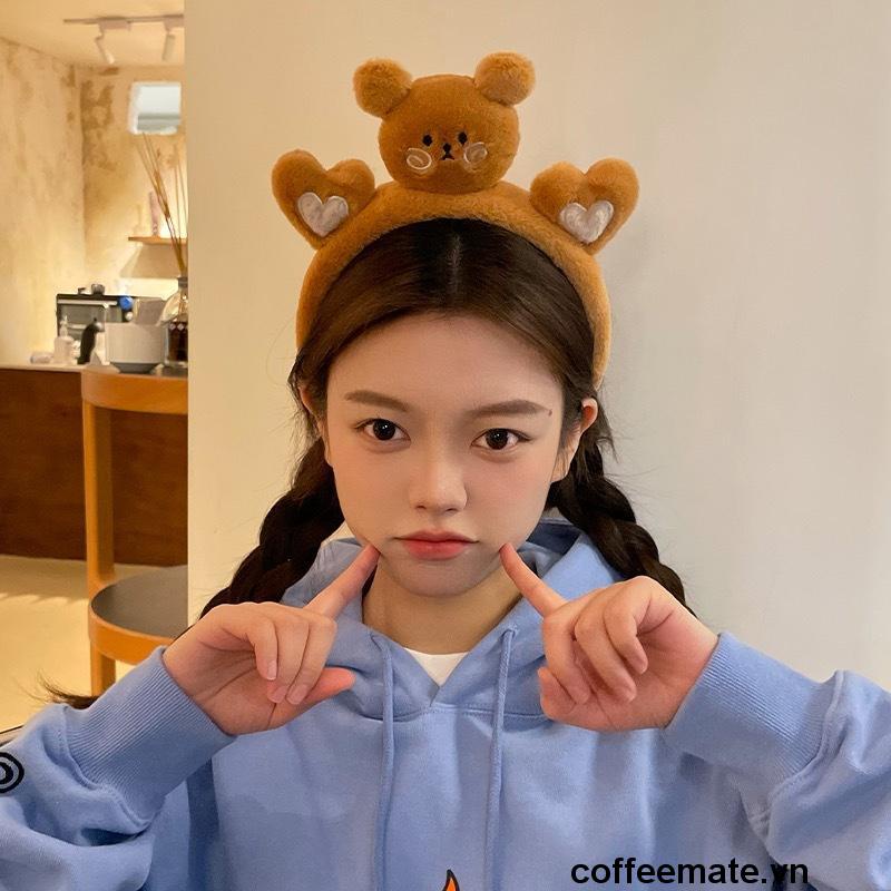 ⚡Băng Đô Cài Tóc Hình Thú Hoạt Hình Bằng Nhung Lông Thời Trang