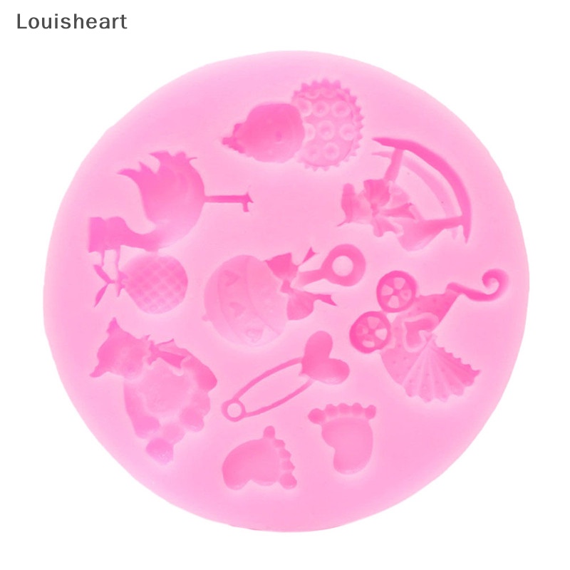 Khuôn Silicon Làm Bánh Kẹo Hình Em Bé Louisheart TFG