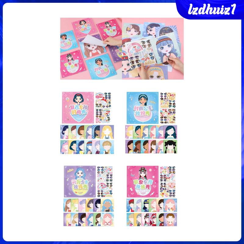 Sticker Dán Trang Trí Hình Búp Bê Công Chúa Xinh Xắn