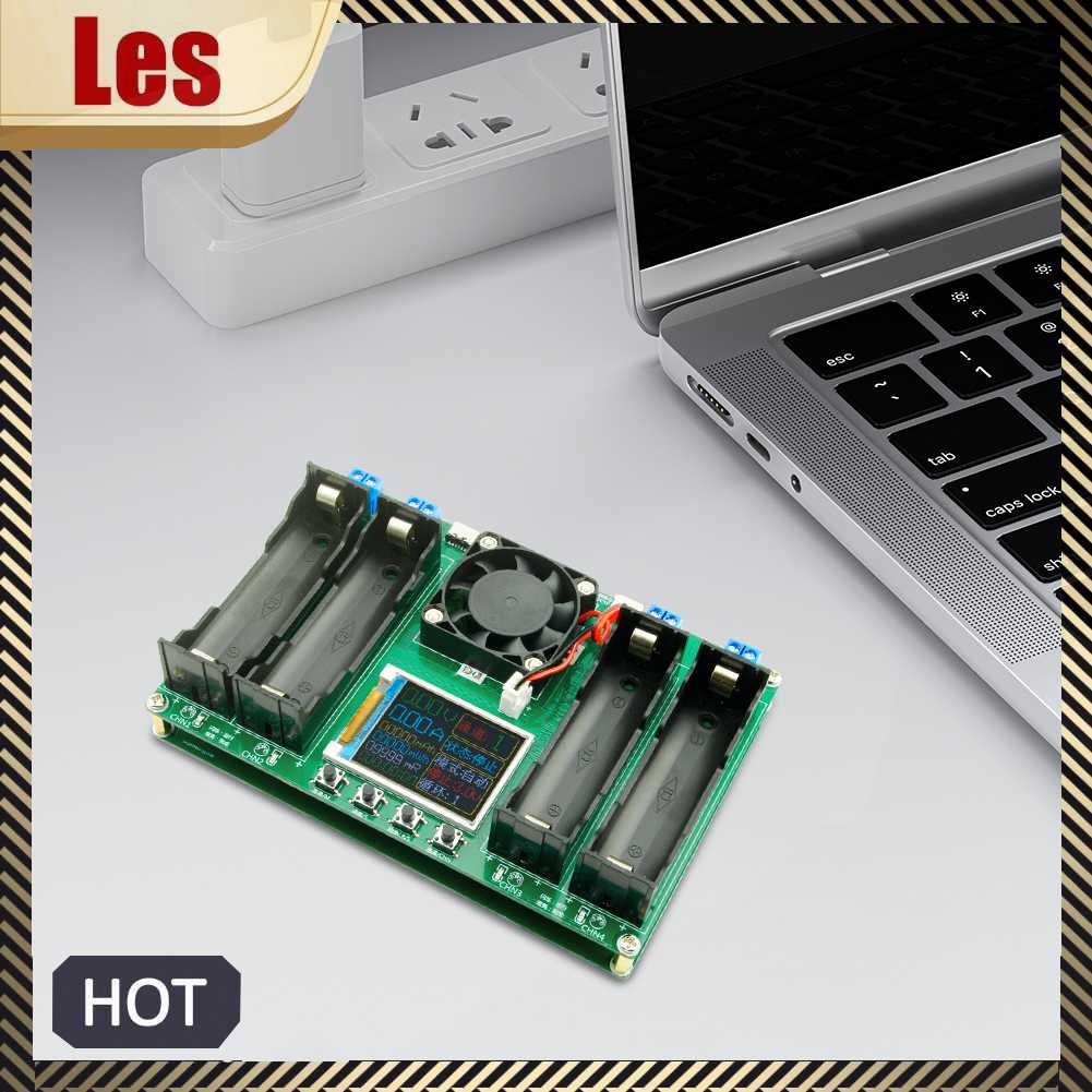 Mô Đun Kiểm Tra Dung Lượng Pin 18650 4 Kênh Loại C Có Màn Hình LCD