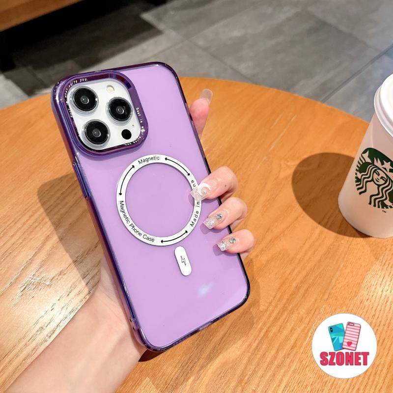 Ốp Điện Thoại Dẻo Trong Suốt Chống Sốc Kèm Giá Đỡ Từ Tính Cho iPhone 14 13 12 11 Pro Max 14 Plus