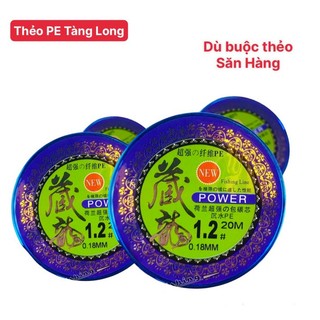 Hãng Tàng Long, Dù PE, Lõi cước carbon, dùng trong câu cá đơn đài, chống rối