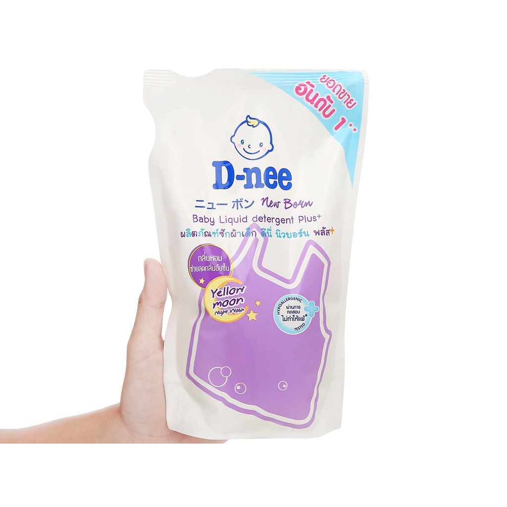 Nước giặt quần áo em bé Dnee túi 550ml- Chính hãng Công ty Đại Thịnh