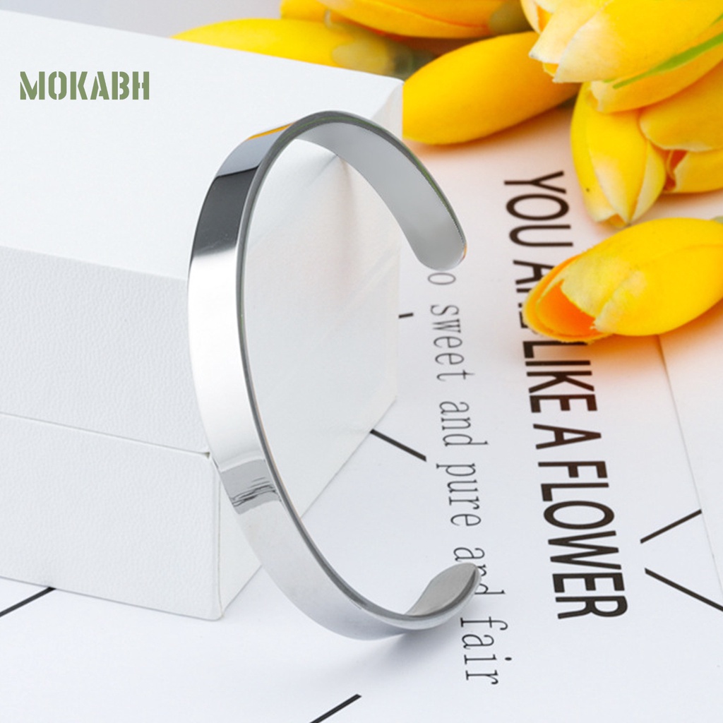 Vòng Đeo Tay Bằng Thép Không Gỉ Màu Sắc Thời Trang Dành Cho Nam Và Nữ