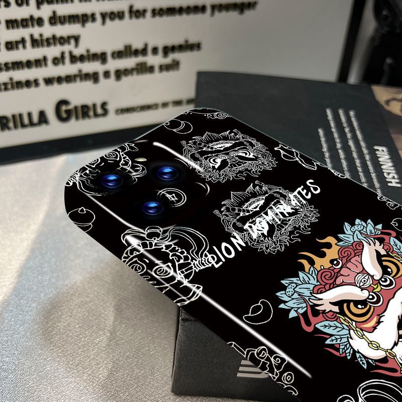 Ốp Điện Thoại Họa Tiết Hoạt Hình Độc Đáo Thời Trang Cho iPhone13xsmax14Pro 12xrmax 11