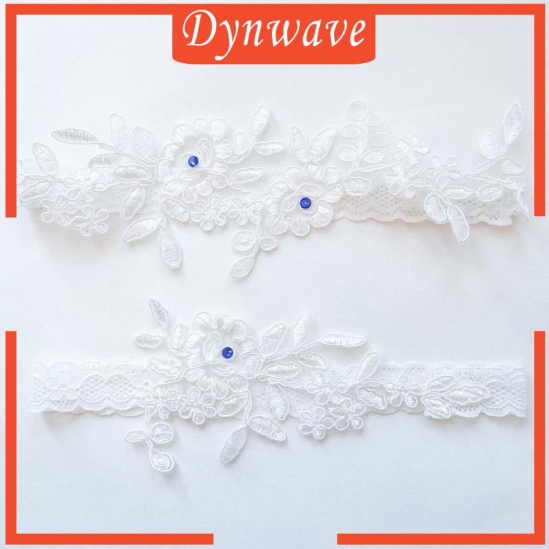 Set 2 Đai Nịt Bít Tất Đính Hoa Dùng Hóa Trang Trong Tiệc Cưới