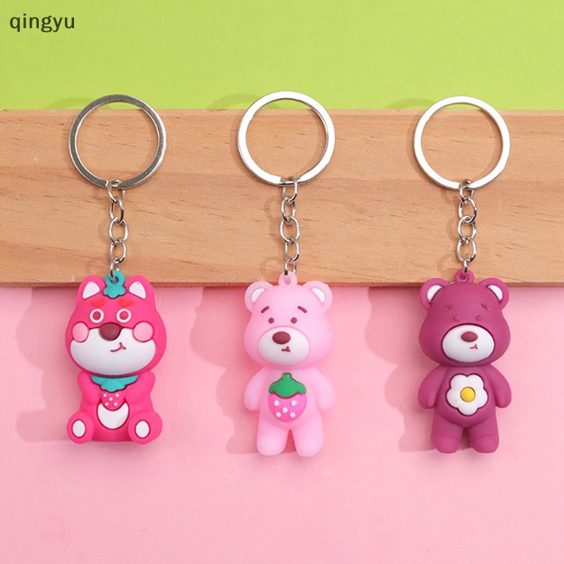 Móc Khóa Hình Búp Bê Lotso Hoạt Hình Toy Story Dễ Thương