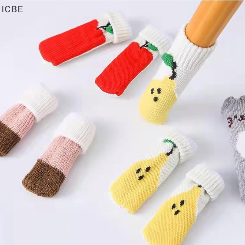 Bộ 4 Miếng Bọc Chân Ghế Bằng Len Chống Ồn Tiện Dụng
