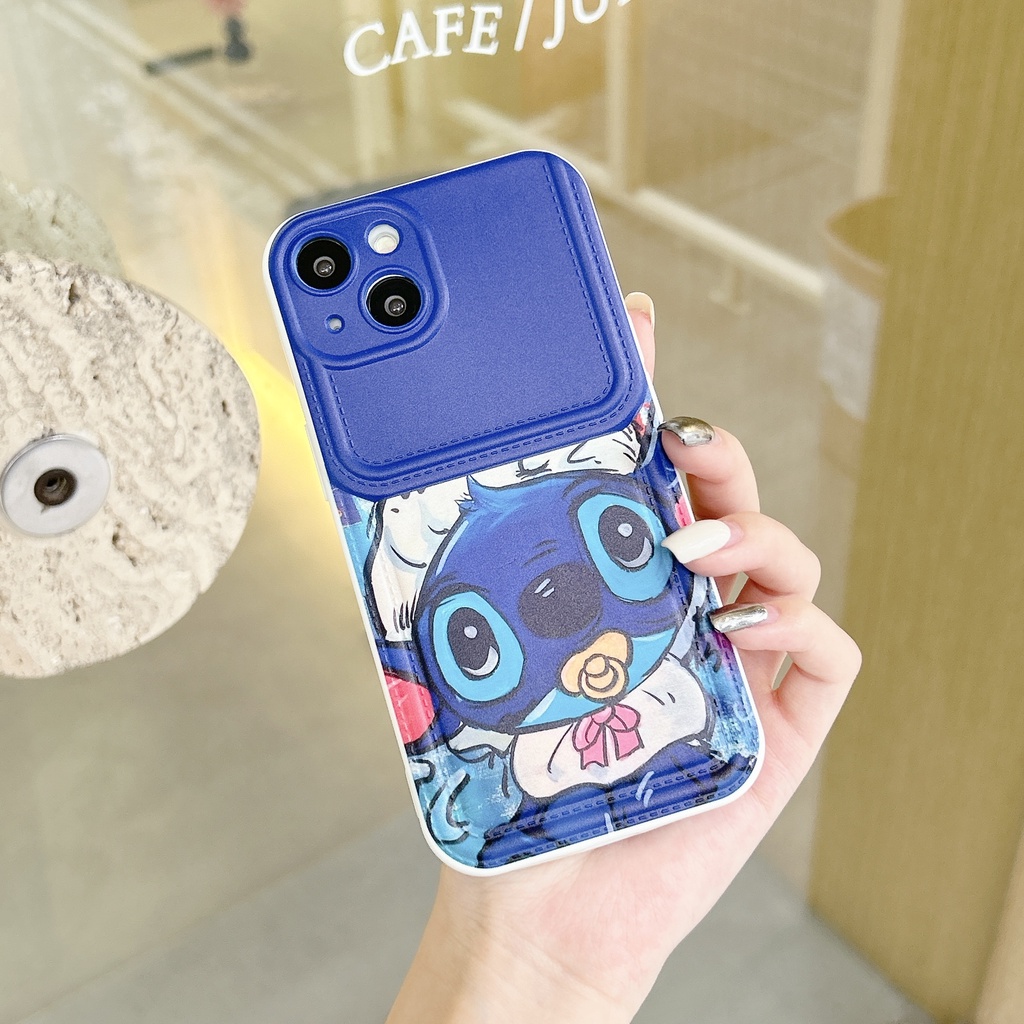 Ốp Điện Thoại tpu Dẻo Họa Tiết Hoạt Hình Stitch Đơn Giản Chống Rơi Cho iPhone 14 13 12 11 PRO MAX