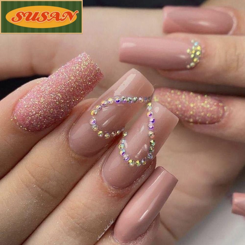 Bộ Móng Tay Giả Có Thể Tháo Rời Phủ Toàn Diện Hình Chữ T